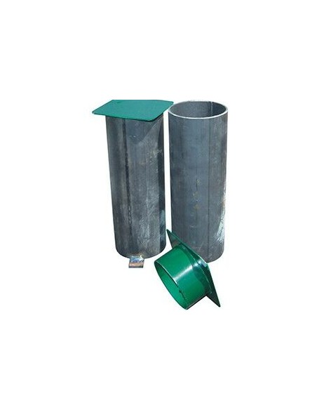 JUEGO POSTES VOLEIBOL METALICOS FIJOS (BOTES INCLUIDOS)