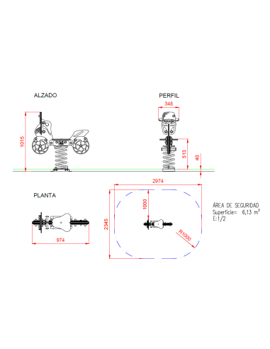 BALANCÍN MUELLE MOTO POLICÍA