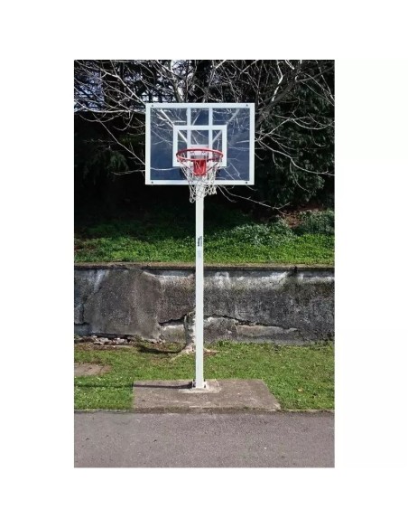 Canastas Minibasket Deluxe fijas (2ud) con tableros, aros y redes. Configurador