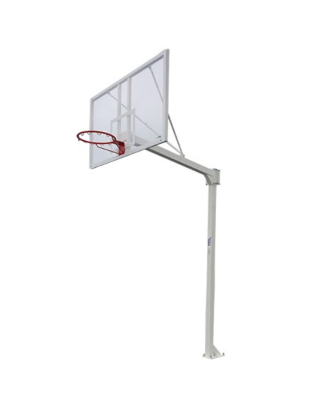 Canasta Baloncesto Deluxe Fija Completa con Tablero, Aro y Redes (configurar el acabado deseado)