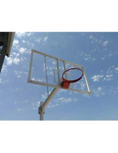 Canasta Baloncesto Deluxe Fija Completa con Tablero, Aro... 2