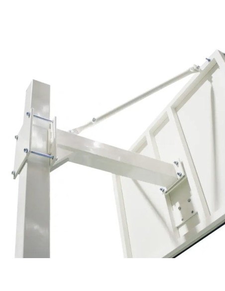 Canasta Baloncesto Deluxe Fija Completa con Tablero, Aro y Redes (configurar el acabado deseado)