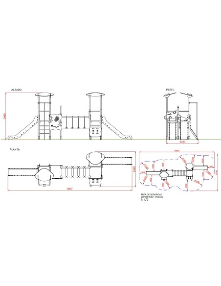 Parque infantil Maxi Torre Tisú