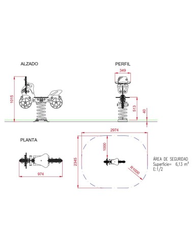 Balancín muelle Moto Guardia Civil