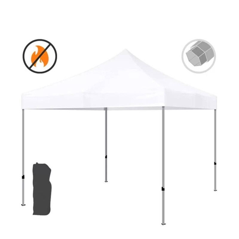 CARPA 3X3 PREMIUM ALUMINIO IGNÍFUGA BLANCA