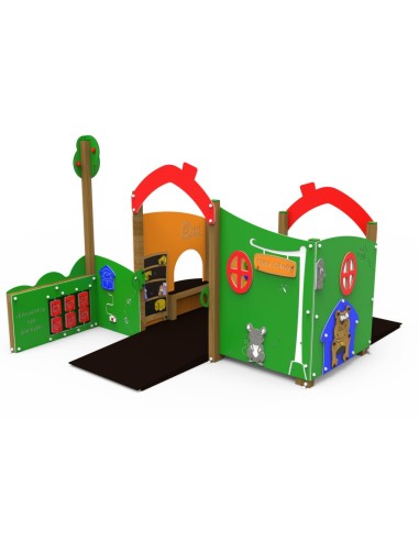 PARQUE INFANTIL INCLUSIVO CASITA VILLA RATÓN