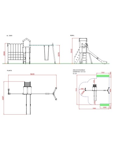 Parque infantil Torre Guadalquivir con 1 asiento