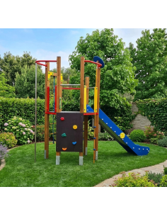 Parque infantil Torre Hexagonal 136CM uso público