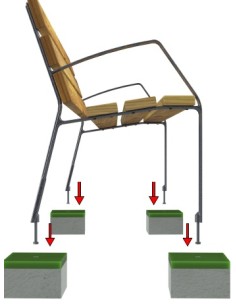 Banco Modo madera técnica 2