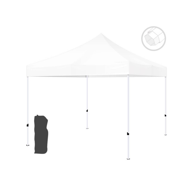 Carpa Máster 4x4m Blanca con bolsa de transporte