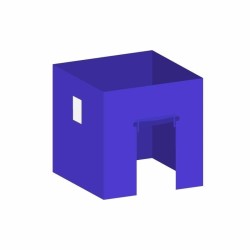 Pack 4 Laterales Carpa 3x3 Eco Azul