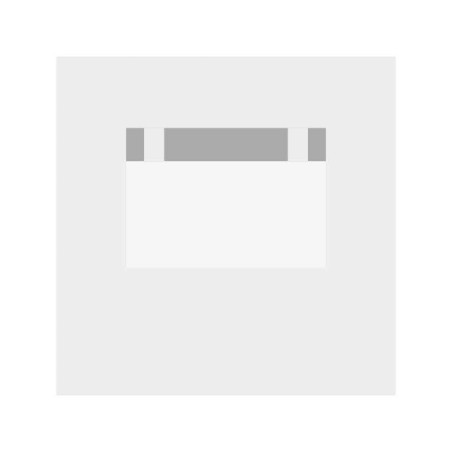 Lateral con ventana enrollable blanco