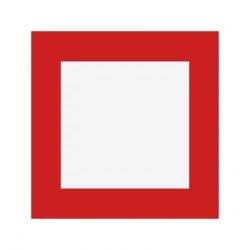 Lateral ventana rojo