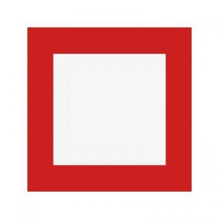 Lateral ventana rojo