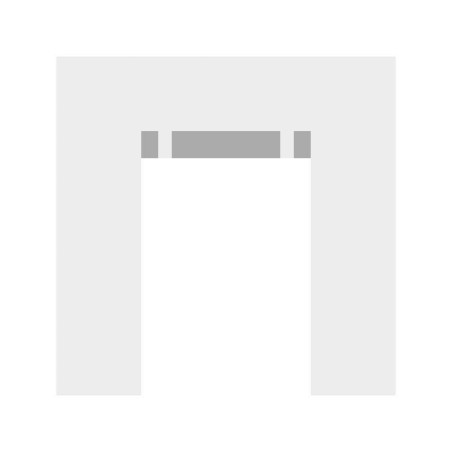 Lateral puerta blanco