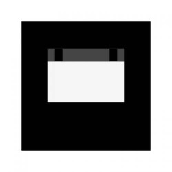 Lateral con ventana enrollable negro