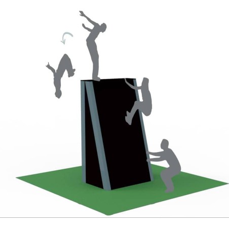 MURO INCLINADO PARKOUR