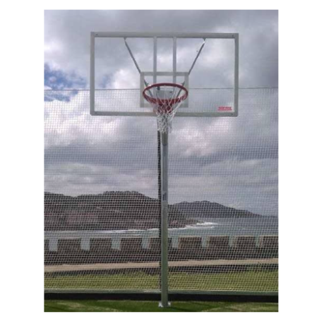 Canastas baloncesto galvanizadas completas (2ud) con tablero, aros y redes (configurar acabado)