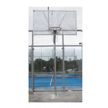 Juego Canastas Baloncesto Antivandálicas Galvanizadas Completas (2ud)