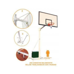 Juego Canastas Baloncesto Trasladables Deluxe Completas... 2