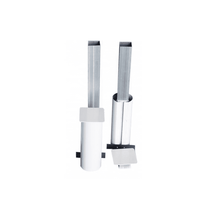 Postes de Tenis / Pádel aluminio fijos con botes