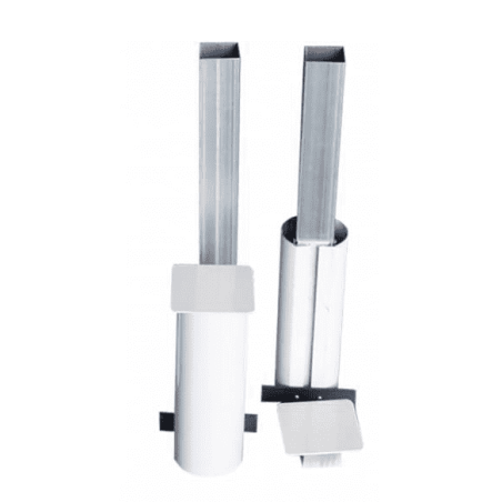 Postes de Tenis / Pádel aluminio fijos con botes