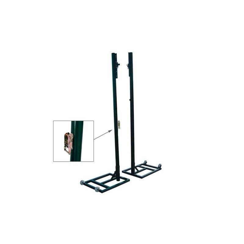 JUEGO POSTES VOLEIBOL METÁLICOS TRASLADABLES...