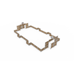 Pista Multideporte madera 20X11,5M