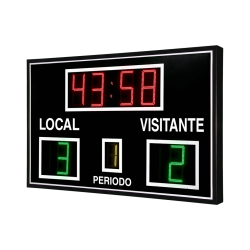 MARCADOR ELECTRÓNICO EXTERIOR FÚTBOL RIO 30