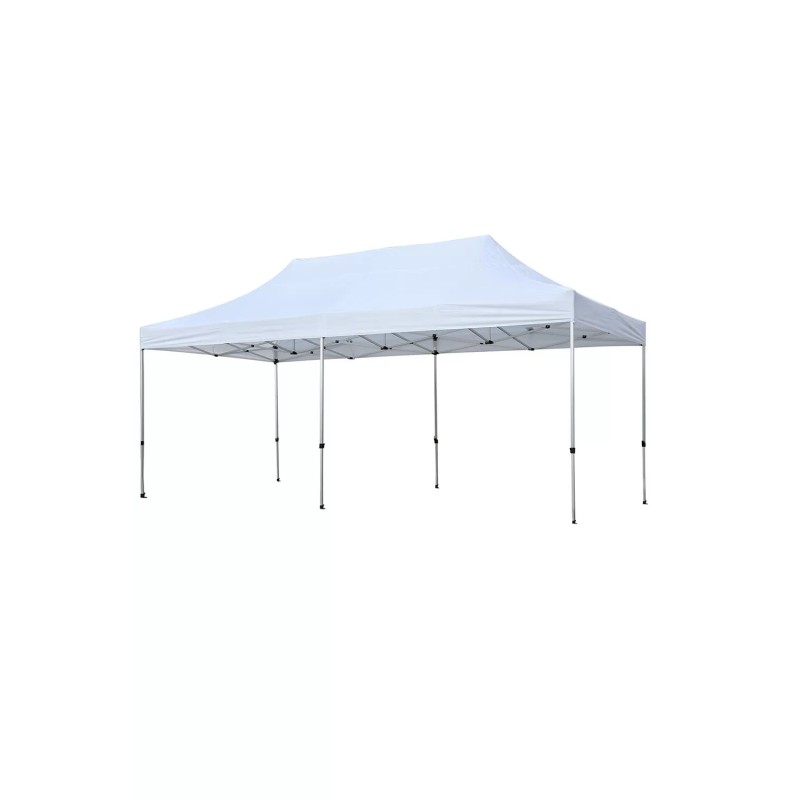 Carpa 3x6m Premium ALUMINIO BLANCA con bolsa sin Ruedas