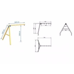 Torre Kiosk L Con Columpio Doble 2