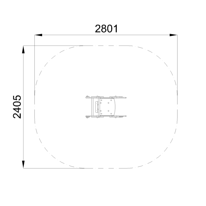 BALANCIN MUELLE DOBLE PANEL COCHECITO
