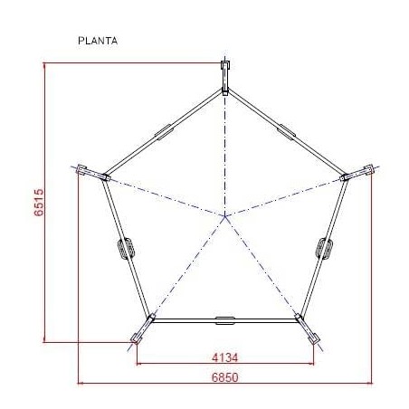 Columpio múltiple uso público de 5 plazas (configurar asientos)