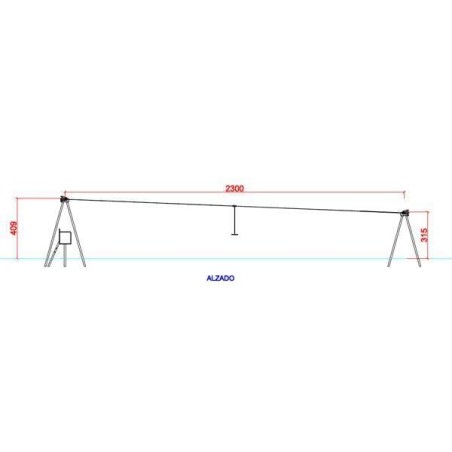 Tirolina Galvanizada