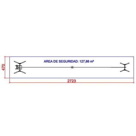 Tirolina Galvanizada