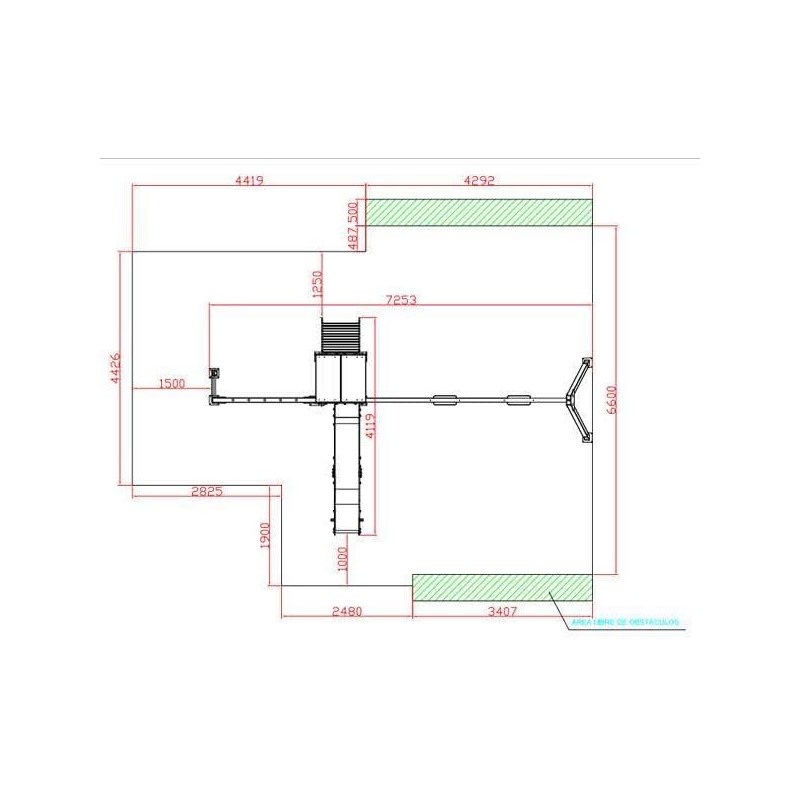 Parque infantil Torre Guadalquivir con 2 asientos