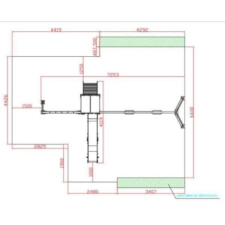 Parque infantil Torre Guadalquivir con 2 asientos