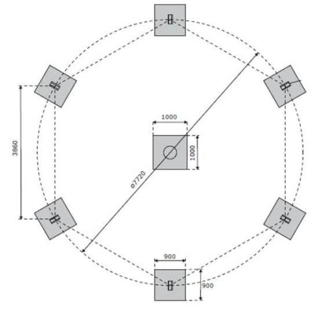 Pirámide de Trepa de 4,5 metros