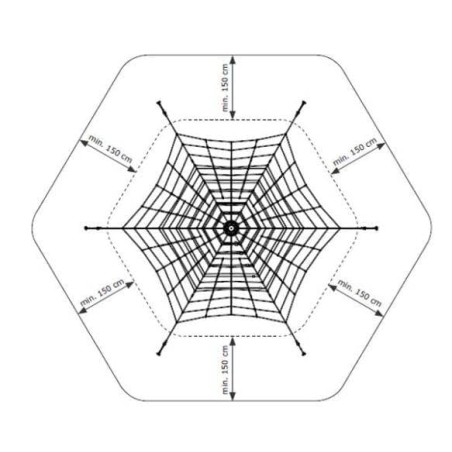 Pirámide de Trepa de 4,5 metros