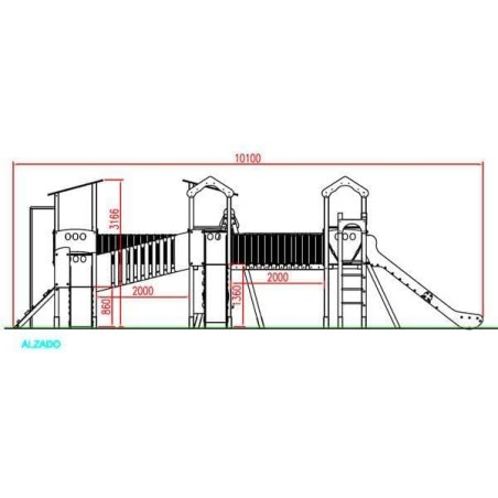 PARQUE INFANTIL MAXI TORRE LLOBREGAT