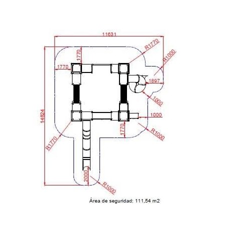 PARQUE INFANTIL MAXI TORRE CASTILLO