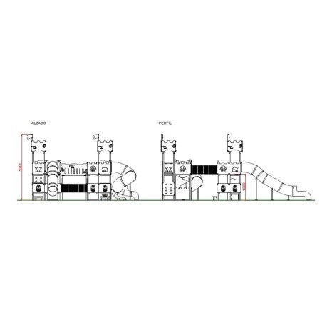 PARQUE INFANTIL MAXI TORRE CASTILLO