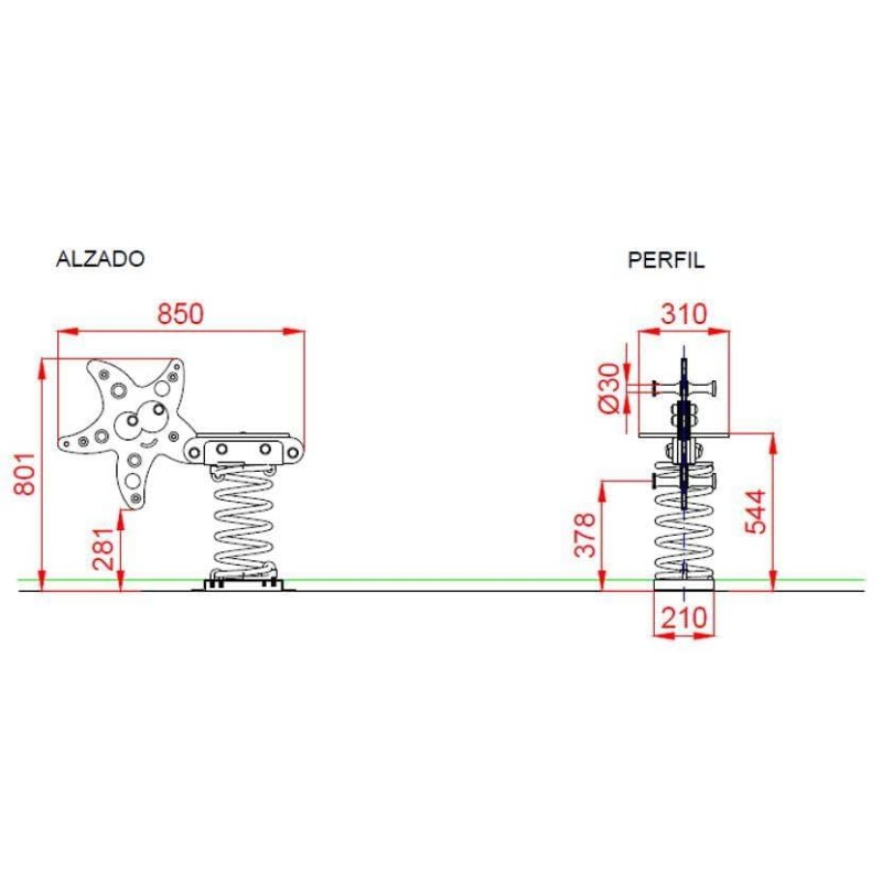 BALANCÍN MUELLE ESTRELLA DE MAR
