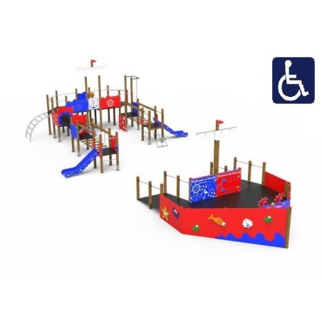 PARQUE INFANTIL INCLUSIVO BARCO OCEÁNICO