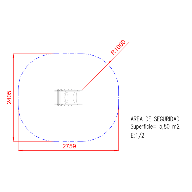 BALANCÍN MUELLE DOBLE PANEL FRESA