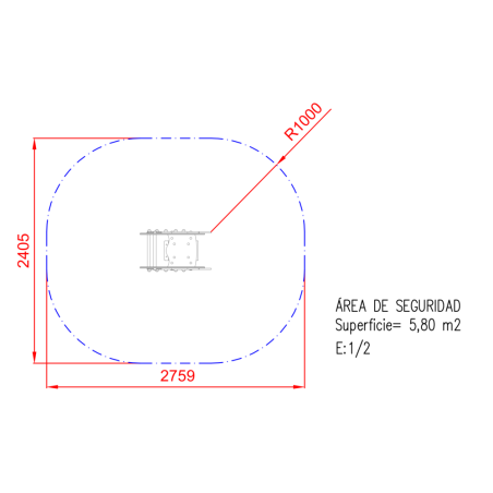 BALANCÍN MUELLE DOBLE PANEL FRESA