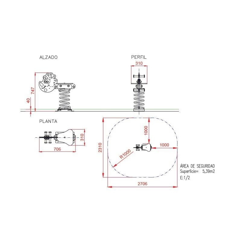 BALANCÍN MUELLE TRICERATOPS