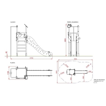 Parque infantil Maxi Dino 01 uso público