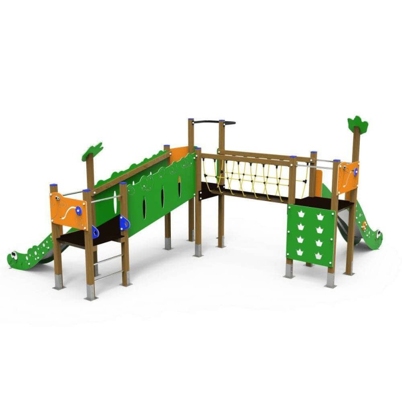 Parque infantil Torre Maxi Dino 02 uso público