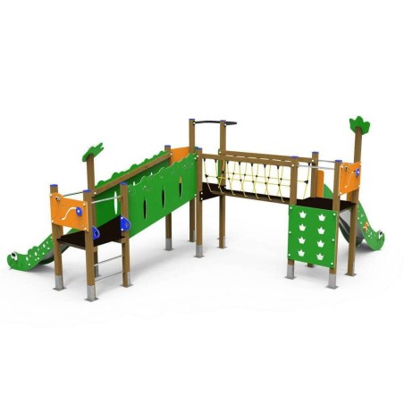 Parque infantil Torre Maxi Dino 02 uso público